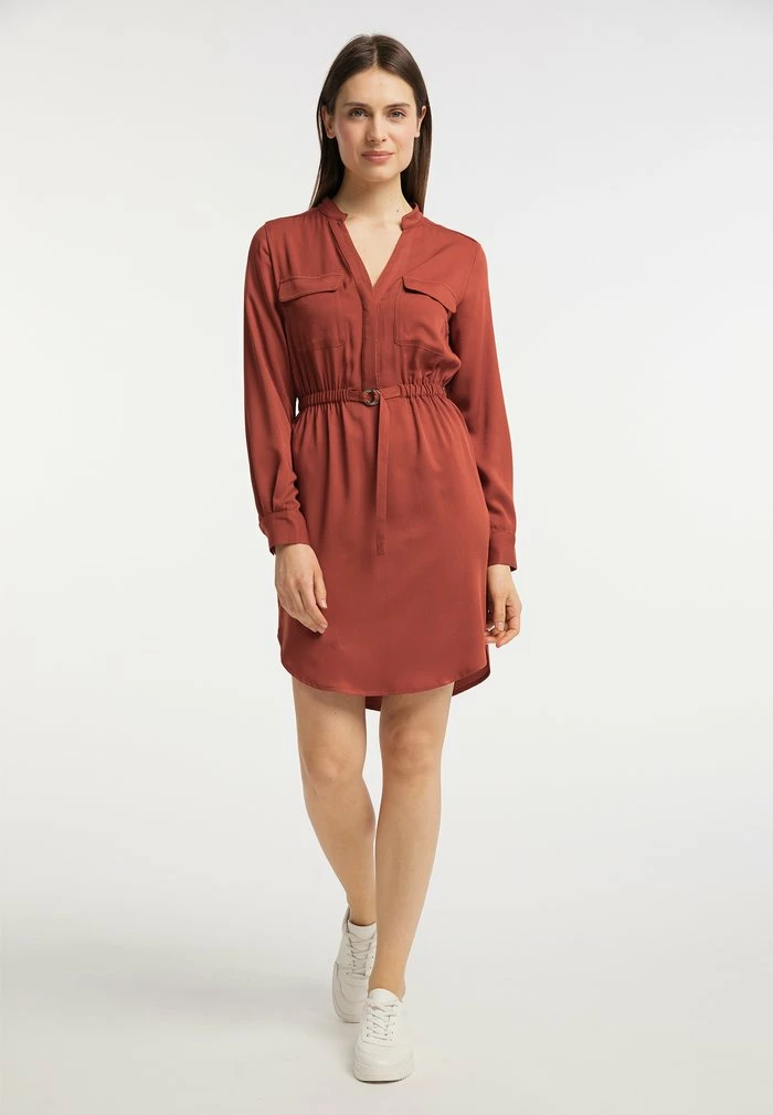 Usha Robe De Jour - Cognac 2 Usha Robe De Jour - Cognac – Image 2