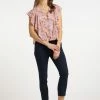 Usha Blouse - Rosa Mehrfarbig -Usha Elegant Magasin 02f6c1b7689f47c5a10aa1b77cda0388