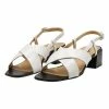Usha Sandales - Weiss -Usha Elegant Magasin 03ad525fbf1e43c1bb754454592076ba