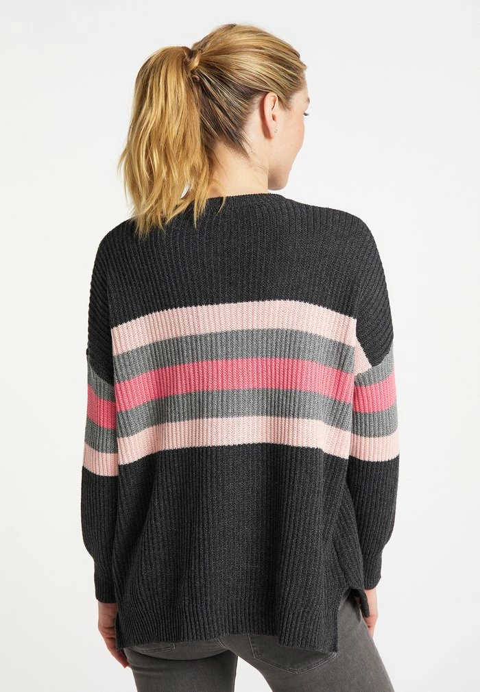 USHA FENIA - Pullover - Anthrazit Mehrfarbig 3 USHA FENIA - Pullover - Anthrazit Mehrfarbig – Image 3