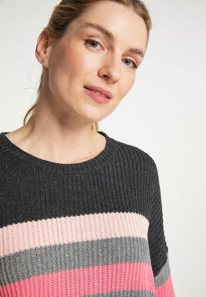 USHA FENIA - Pullover - Anthrazit Mehrfarbig 4 USHA FENIA - Pullover - Anthrazit Mehrfarbig – Image 4