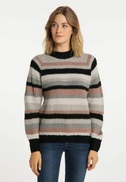 USHA LYNNEA - Pullover - Schwarz Mehrfarbig