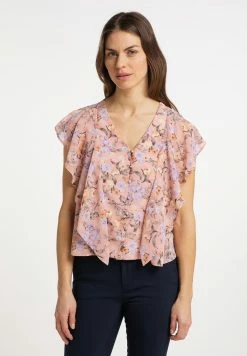 Usha Blouse - Rosa Mehrfarbig