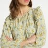 Usha Blouse - Hellgrün Mehrfarbig -Usha Elegant Magasin 09b22798f9fe4a2fb2dd177a0f6a8ee3