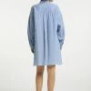 Usha Robe Chemise - Hellblau -Usha Elegant Magasin 09d8a77e87a34c6c910c4b3cbea8a865