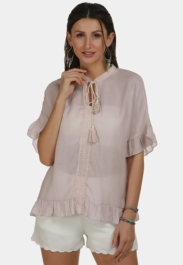 Usha BLUSE - Blouse - Hellrosa 1 Usha BLUSE - Blouse - Hellrosa