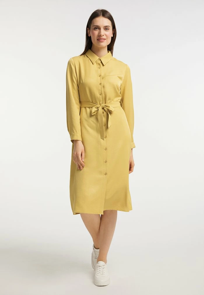 USHA QISHA - Robe Chemise - Gelb 2 USHA QISHA - Robe Chemise - Gelb – Image 2