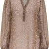 Usha Blouse - Braun -Usha Elegant Magasin 0e706f6ded5940a4ad295e2c5f0bef2e