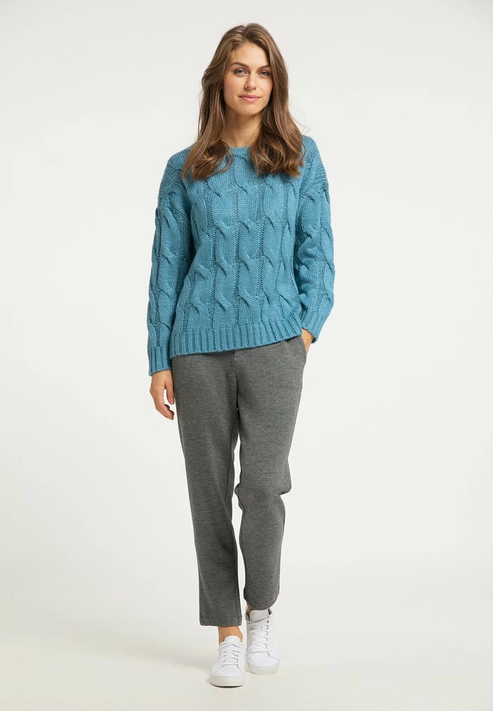 Usha Pullover - Türkis 2 Usha Pullover - Türkis – Image 2