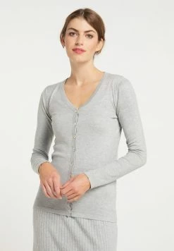 Usha Gilet - Grau Melange