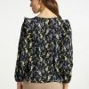 Usha Blouse - Schwarz Mehrfarbig -Usha Elegant Magasin 13e5c0dee49f4ea7b2ed2b654bf1f948
