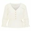 Usha Blouse - Wollweiss -Usha Elegant Magasin 14c413ef3abb4e9ea100ed9a38d17d12