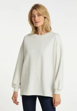 USHA FENIA - Sweatshirt - Wollweiss Melange