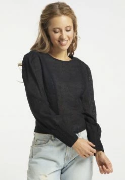 Usha Blouse - Schwarz