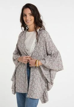 Usha Veste Légère - Wollweiss Mehrfarbig