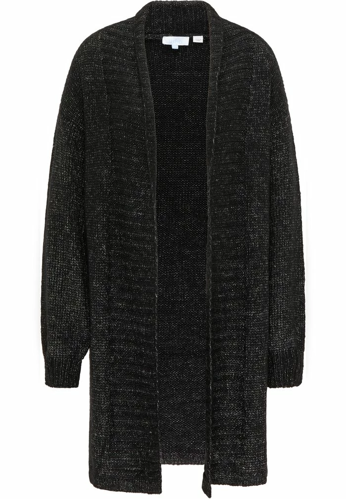 Usha Gilet - Schwarz Melange 5 Usha Gilet - Schwarz Melange – Image 5