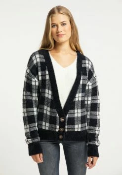 Usha Gilet - Schwarz Weiss