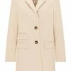 Usha Manteau Classique - Beige -Usha Elegant Magasin 2584e3ceee9349c3aeb01b380a496747
