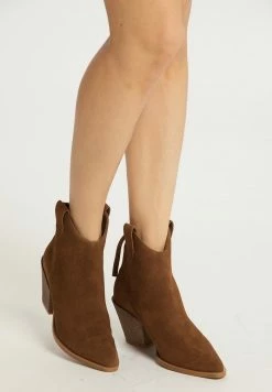 Usha Bottines à Talons Hauts - Braun