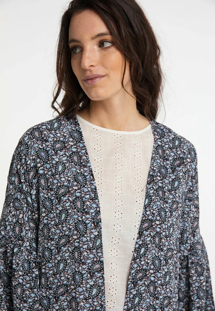 Usha Veste Légère - Schwarz Mehrfarbig 4 Usha Veste Légère - Schwarz Mehrfarbig – Image 4