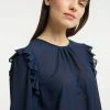 USHA QISHA - Blouse - Marine -Usha Elegant Magasin 291cd954b9a245dfbdcc7dfa6bd7b1af