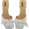 Usha Mules - Weiss -Usha Elegant Magasin 2a8876a04cd24107bf5caf00e9742c93