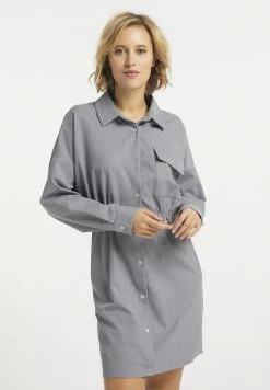 Usha Robe Chemise - Grau