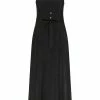 USHA QISHA - Robe De Jour - Schwarz -Usha Elegant Magasin 2df11071a71f4b488d598fc4eb7b652b