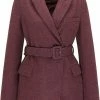 Usha Manteau Classique - Bordeaux -Usha Elegant Magasin 2e932ecbb06d4133b7d2ca6e4b47c9ff