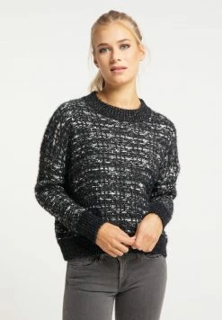 Usha Pullover - Schwarz Grau