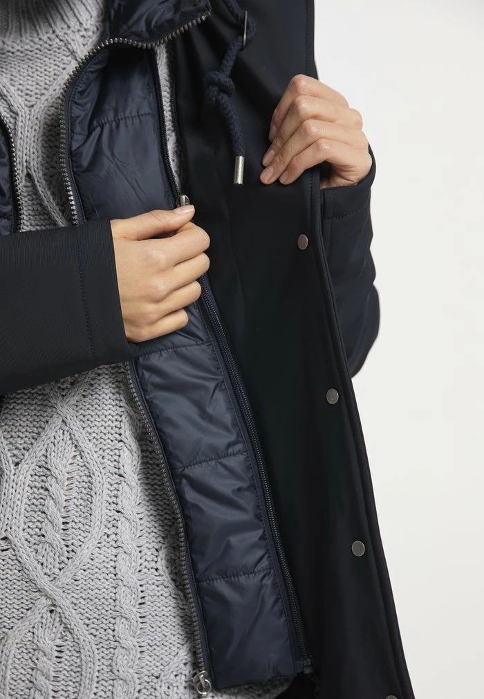 Usha Veste D'hiver - Marine 4 Usha Veste D'hiver - Marine – Image 4