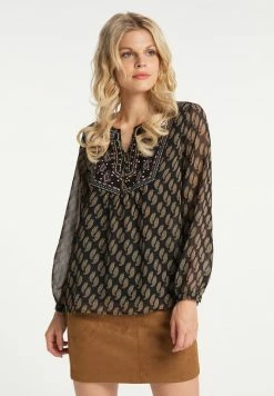 Usha Blouse - Schwarz