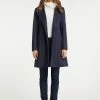 Usha Manteau Court - Marine -Usha Elegant Magasin 36b4c20eae0b4224ad3cb7e427ab4d02
