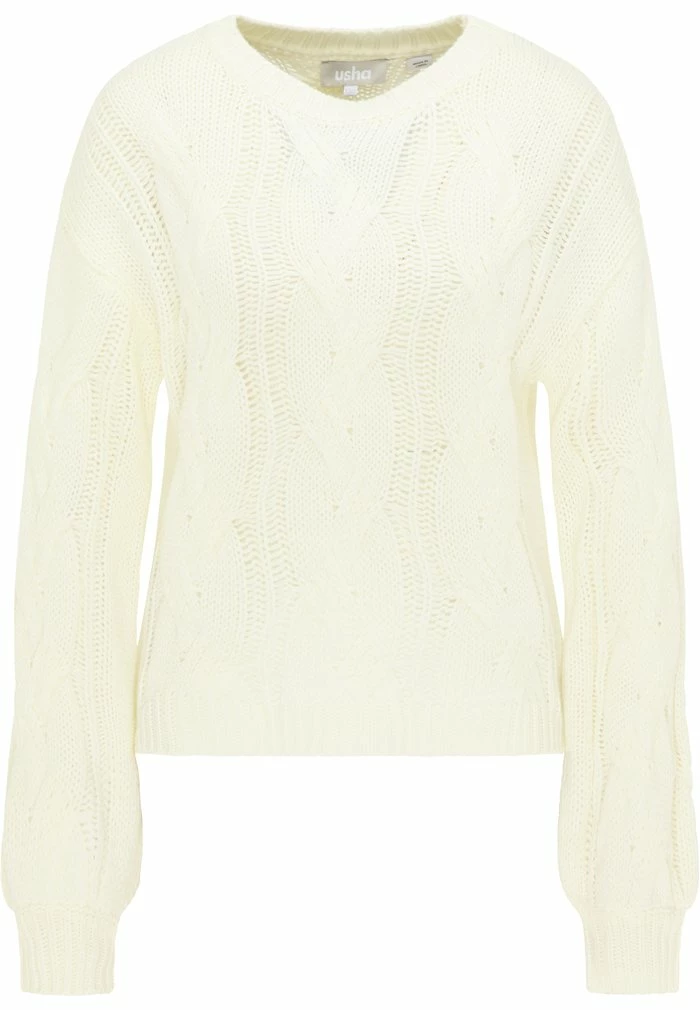 Usha Pullover - Wollweiss 5 Usha Pullover - Wollweiss – Image 5