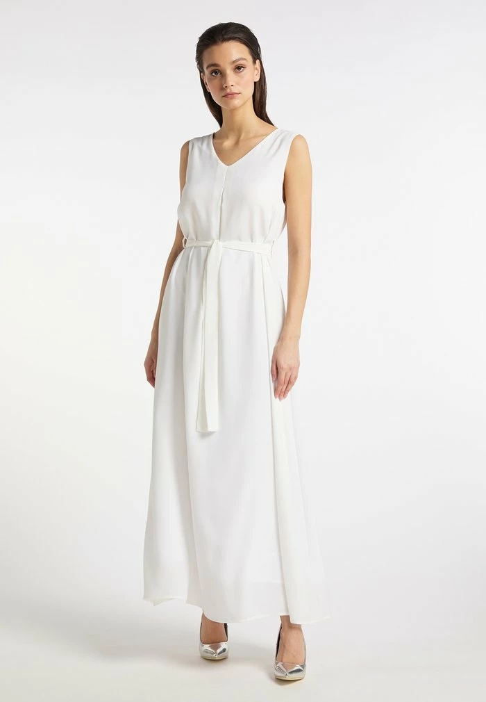 Usha Robe Longue - Wollweiss 1 Usha Robe Longue - Wollweiss