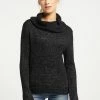 Usha Pullover - Schwarz Melange