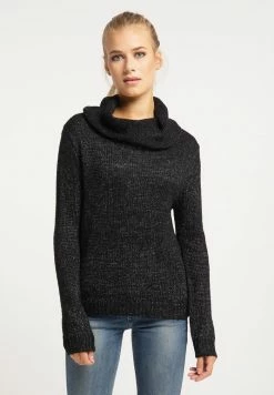 Usha Pullover - Schwarz Melange
