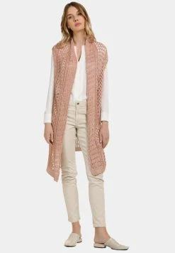 Usha LONGWESTE - Gilet - Pink