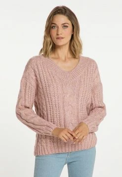 USHA NOWLES - Pullover - Rosa Mehrfarbig