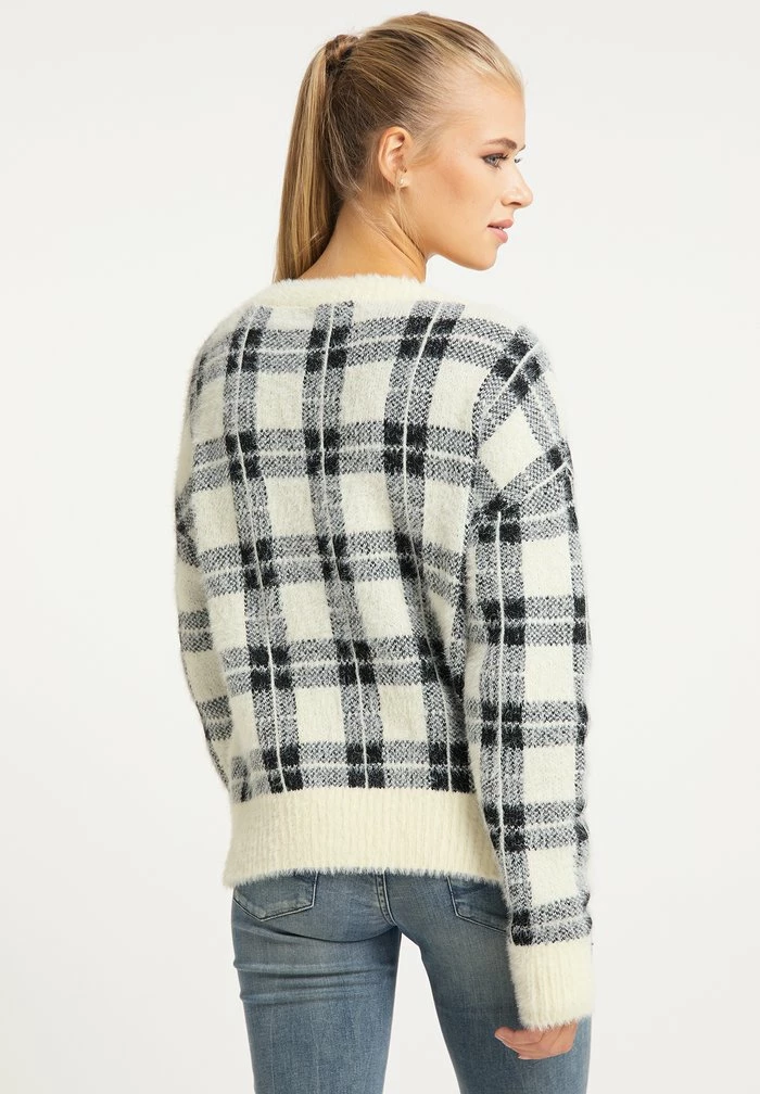 Usha Gilet - Weiß Schwarz 3 Usha Gilet - Weiß Schwarz – Image 3