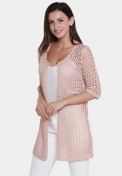 Usha STRICKJACKE - Gilet - Rosa
