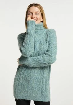 USHA SIVENE - Pullover - Grün Melange