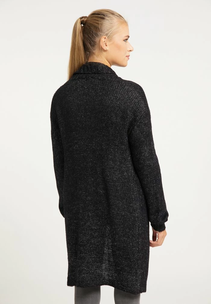 Usha Gilet - Schwarz Melange 3 Usha Gilet - Schwarz Melange – Image 3