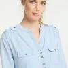 Usha Blouse - Hellblau -Usha Elegant Magasin 4210ce0b1c3949ea9a1e5577677a5e86