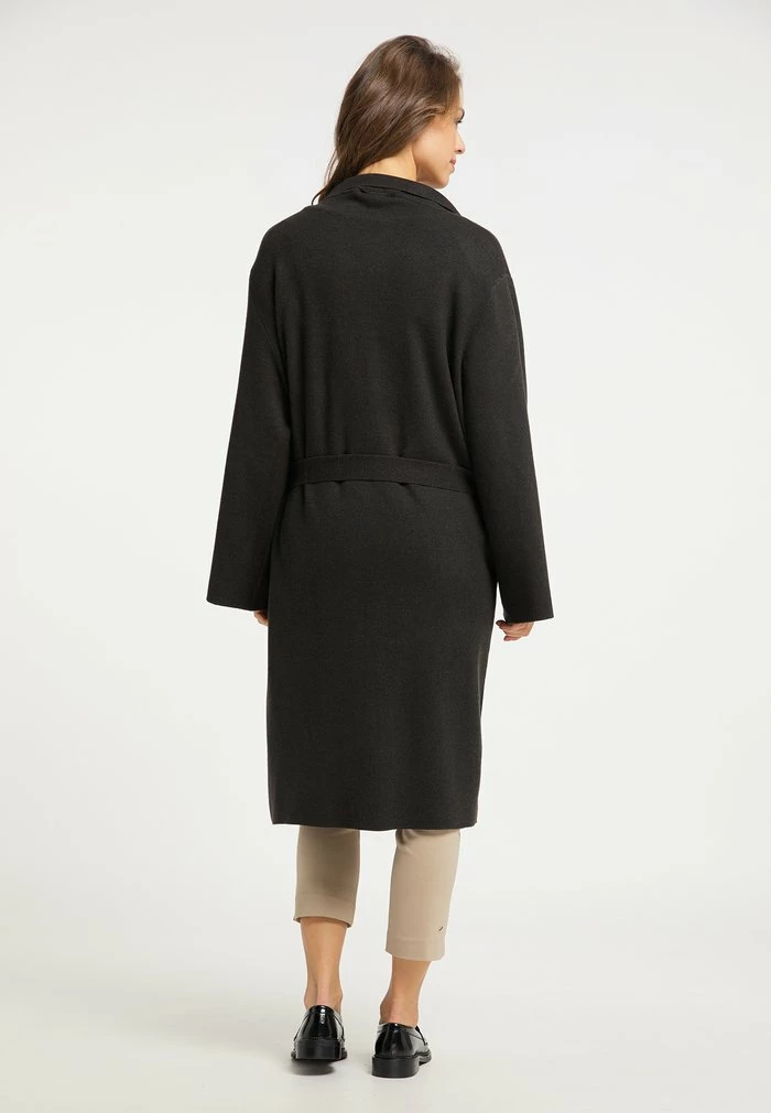 Usha Manteau Classique - Dunkelgrau Melange 3 Usha Manteau Classique - Dunkelgrau Melange – Image 3