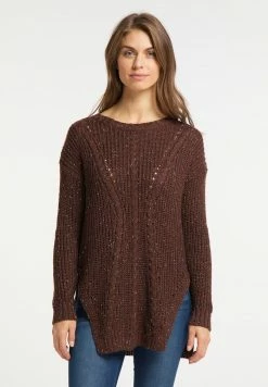 Usha Pullover - Dunkelbraun