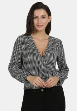 Usha Blouse - Schwarz Weiss