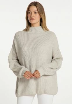 USHA LYNNEA - Pullover - Hellgrau