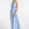 Usha Robe Longue - Hellblau -Usha Elegant Magasin 4c4301950e9442dfa2c405b9d7a3e50a
