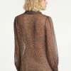 Usha Blouse - Braun -Usha Elegant Magasin 4cf309ccf1b84f94b21890b402b03877